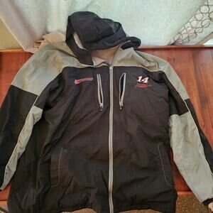 Vintage Tony Stewart NASCAR Chase Authentics Winter Puff Jacket XXL 2XL